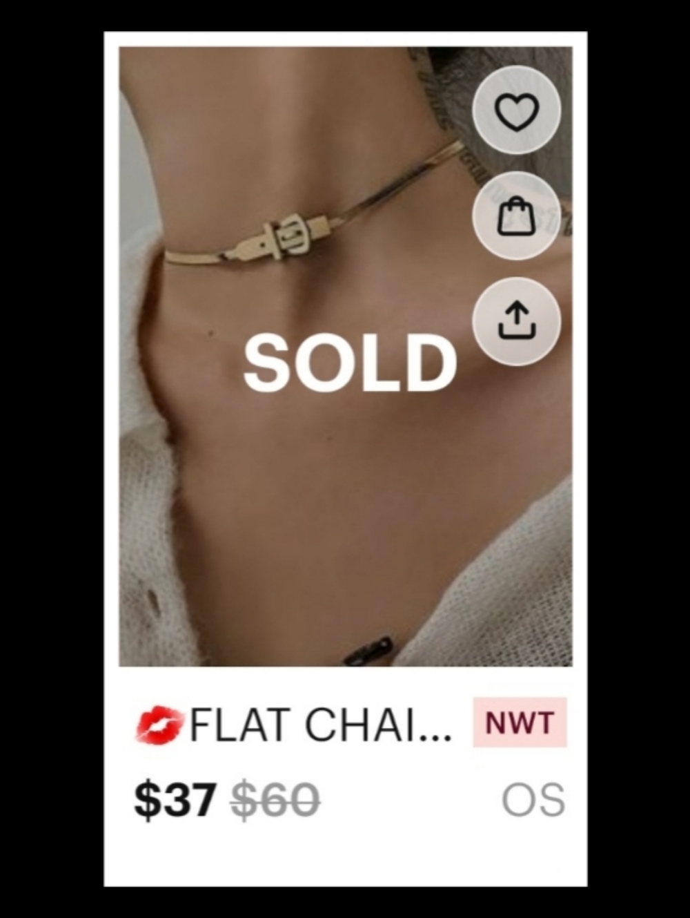 SOLD: NOT FOR SALE
